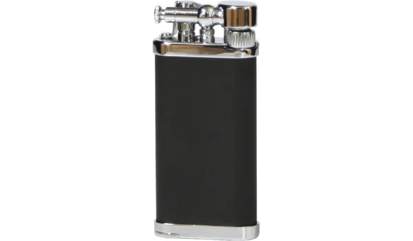 Briquet à pipes IM Corona Old Boy chromé/noir