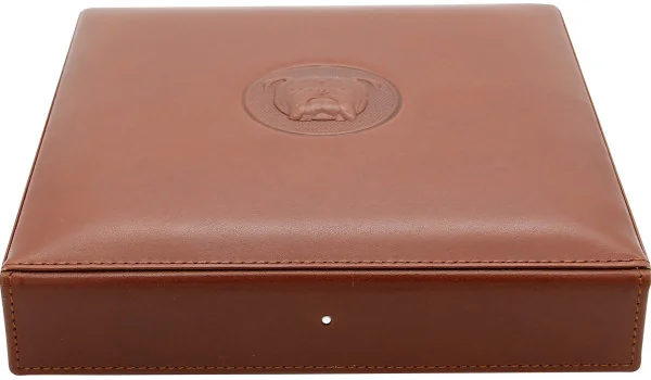 Cave à Cigares de Voyage Bulldog de Dunhill 10 Marron