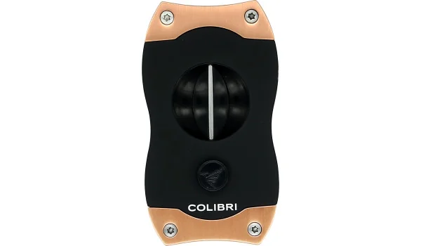Colibri V-Cut Sigarenknipper Zwart/ Rose Goud foto 6