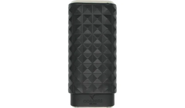 Étui à cigares Colibri Quasar noir et chrome