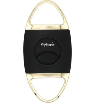 Coupeur BigSmoke noir et or, lames noires dentelées