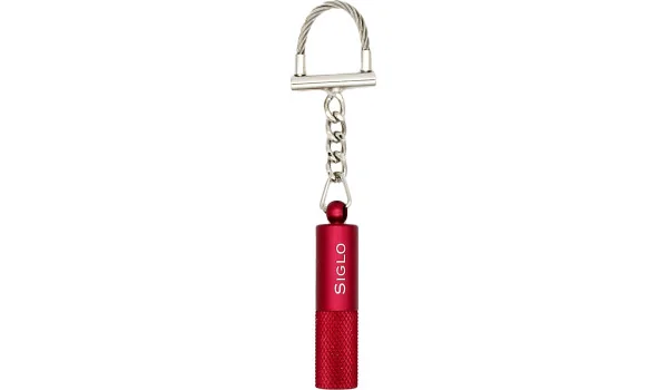 Siglo Sleutelhanger Knipper Metallic Rood foto 2