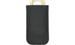 Adorini leren zwarte hoes - knipper 70 creditcard formaat foto 3
