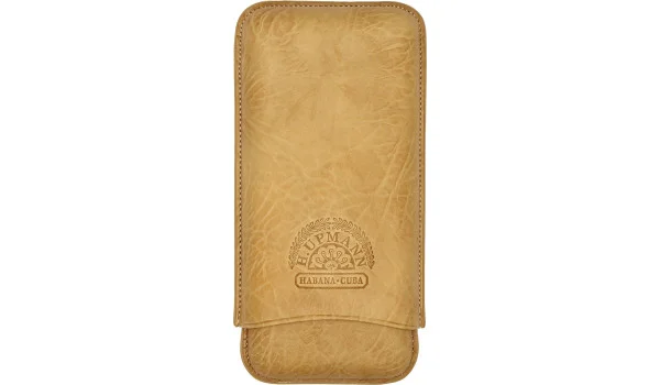 H.Upmann Cigar Case bruin voor 3 sigaren