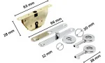 Humidor pin-bout-slot set zilver foto 6