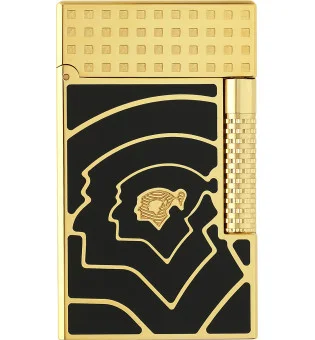 S.T. Dupont Le Grand Lighter Cohiba 60 zwart en goud C23472CL