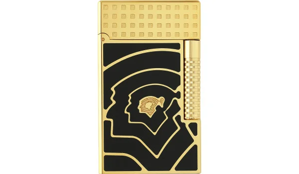 S.T. Dupont Le Grand Lighter Cohiba 60 zwart en goud C23472CL