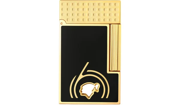 S.T. Dupont Ligne 2 Briquet Cohiba 60 noir et or 016472N