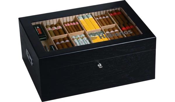 Habanos Gastronomie Humidor Zijde Zwart foto 6