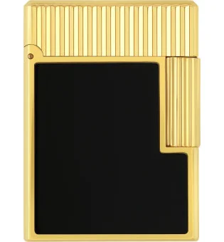 S.T. Dupont Ligne 1 Briquet Laque noire Or jaune C14120