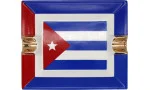Sigarenasbak keramiek Cubaanse vlag foto 3