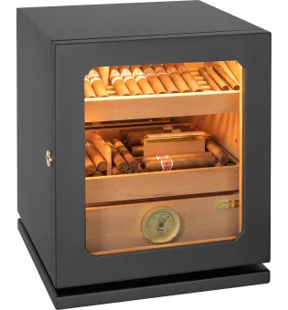 adorini Humidor Lumina Medium Deluxe zwart