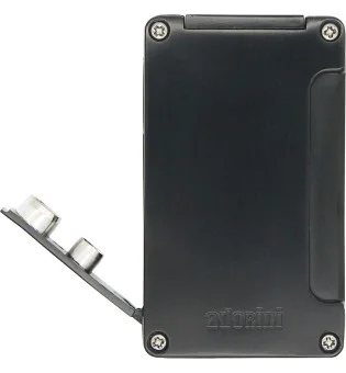 Briquet Adorini Jet, entièrement noir